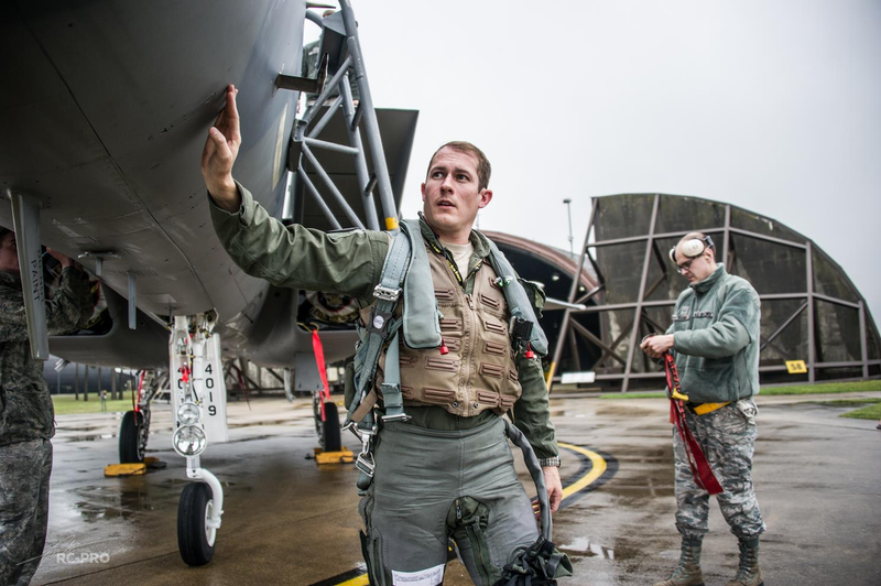 Illustration for article titled This Photo Tour Of The USAF's "Grim Reapers" F-15 Squadron Will Give You Shivers